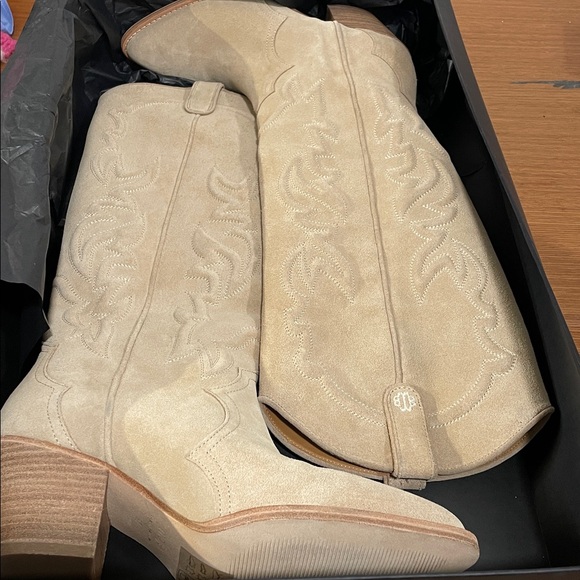 Farawest Embroidered Cowboy Boot - Picture 5 of 9